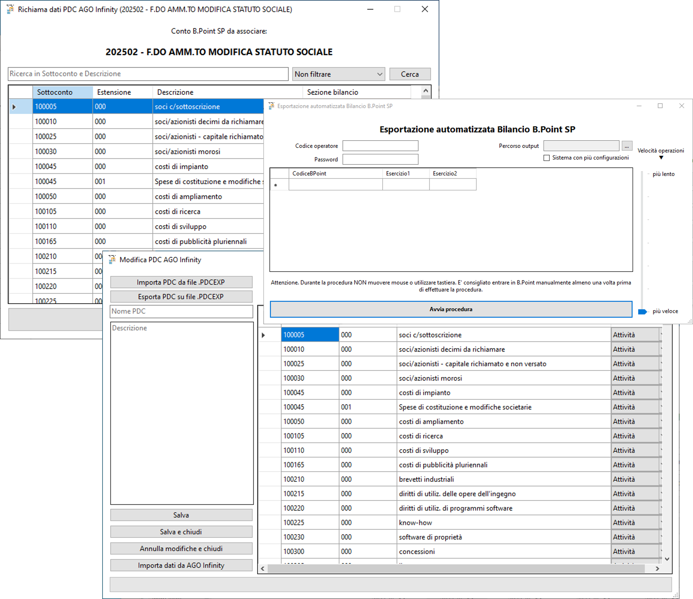 Conversione file Saldi contabili (immagini conversione verso AGO Infinity)